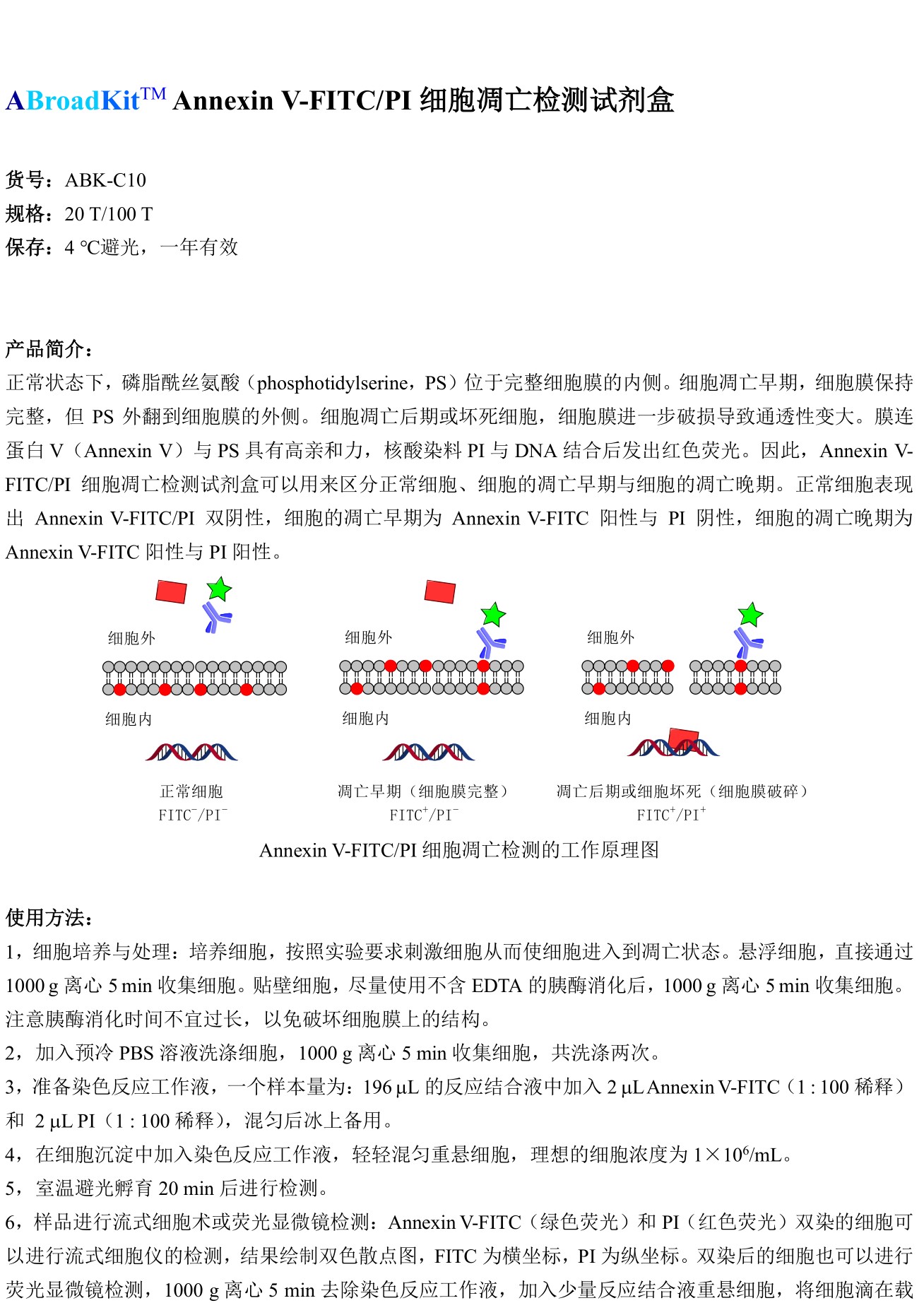 ABroadKit Annexin V-FITC细胞凋亡检测试剂盒使用说明书_17430527514781.jpg