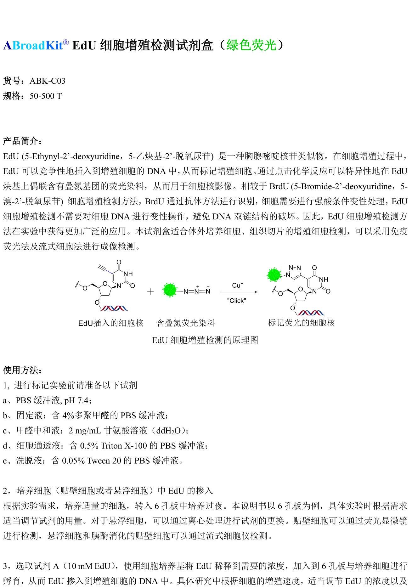 ABroadKit EdU细胞增殖试剂盒（绿色荧光）使用说明书_17482371936771.jpg